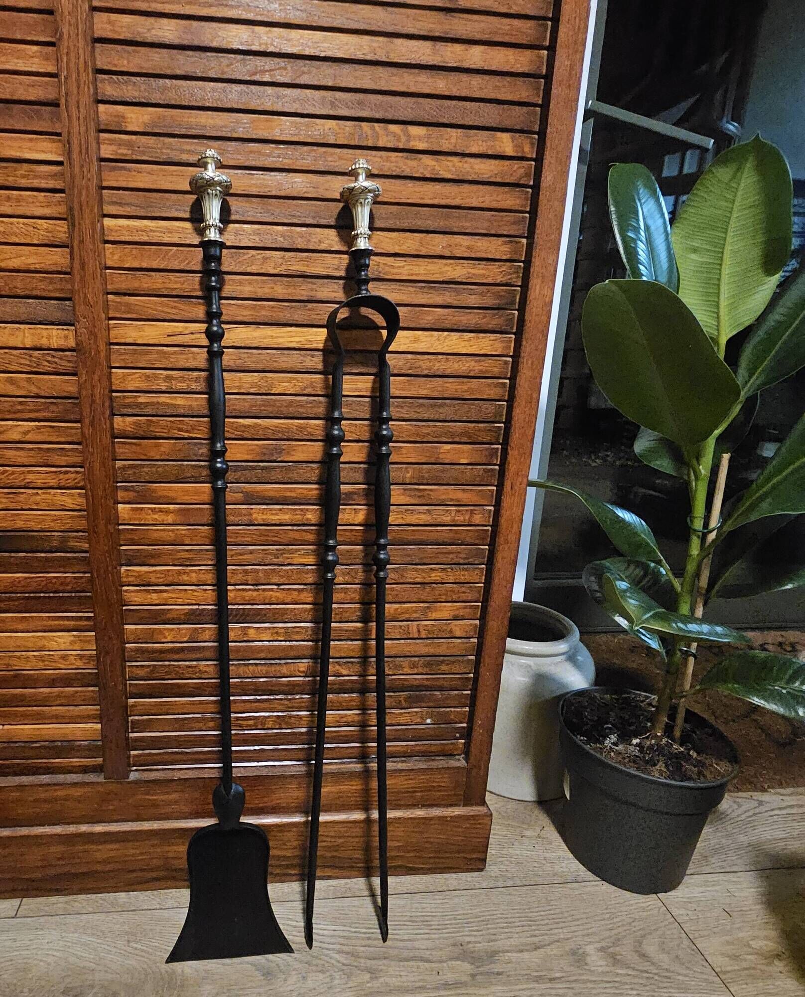 Fireplace poker set