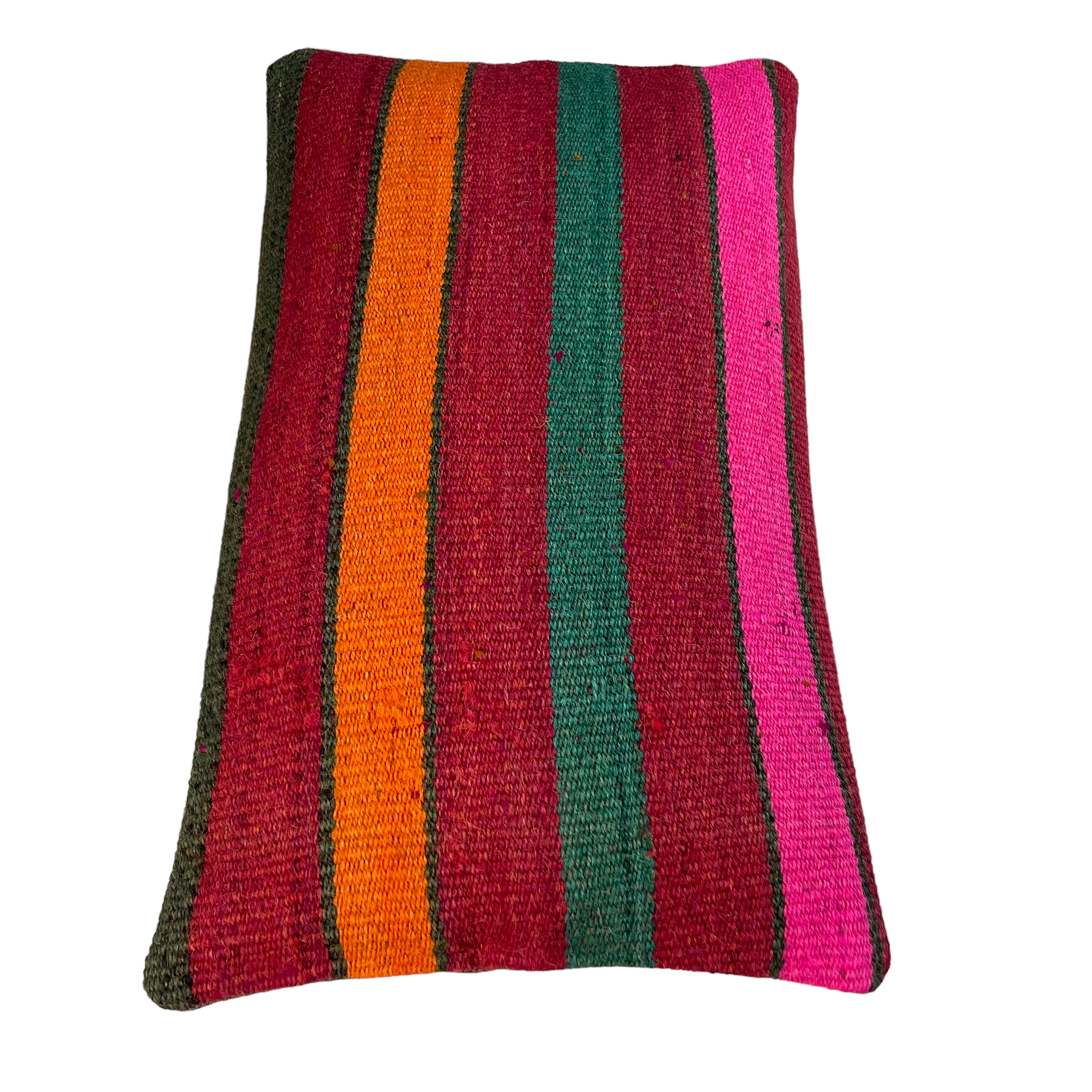 Vintage turkish kilim cushion cover, 30 x 50 cm