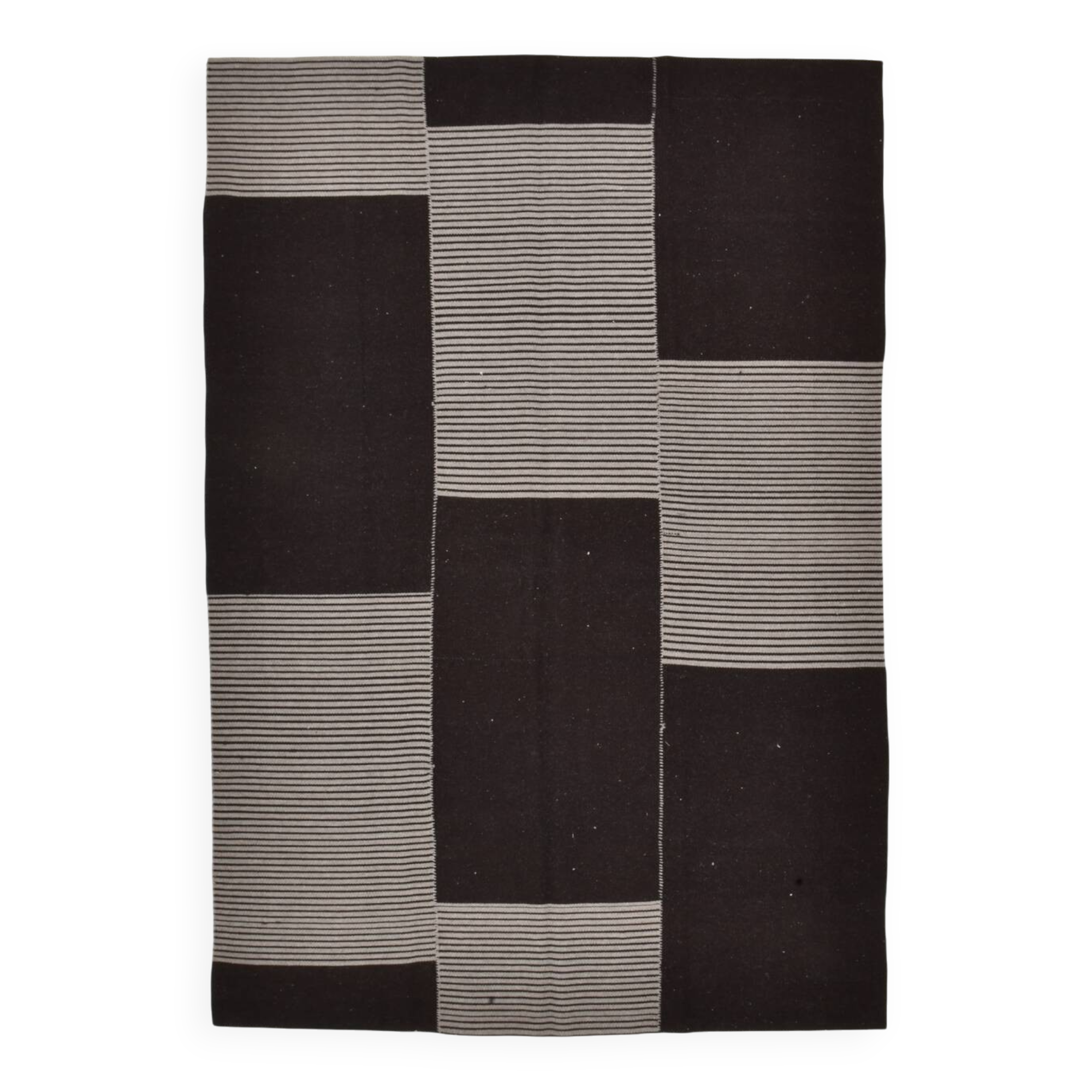 6x8 Modern Vintage Kilim Area Rug, 251x174Cm