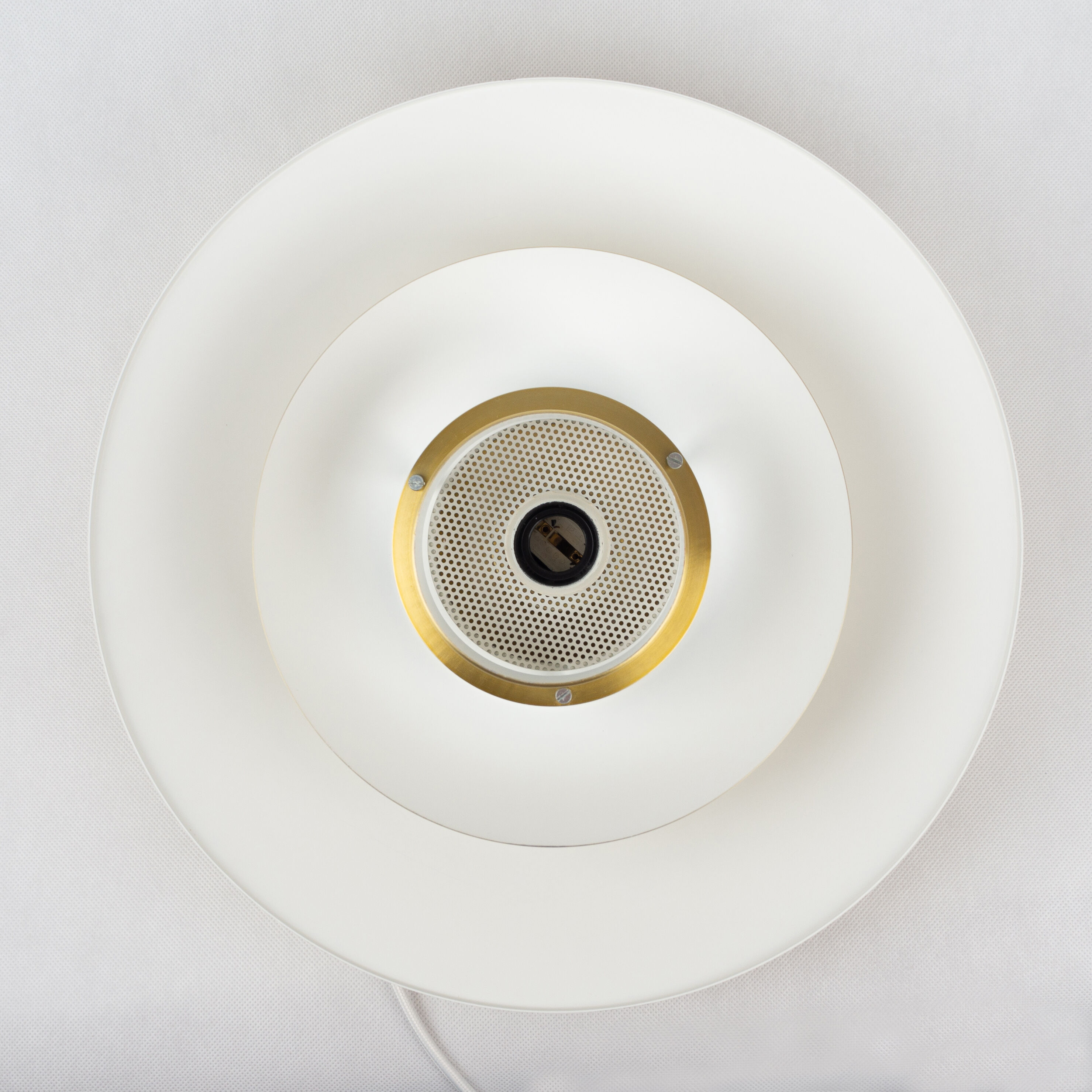 Danish vintage hanging lamp Roma by Junge, Denmark, 1980s