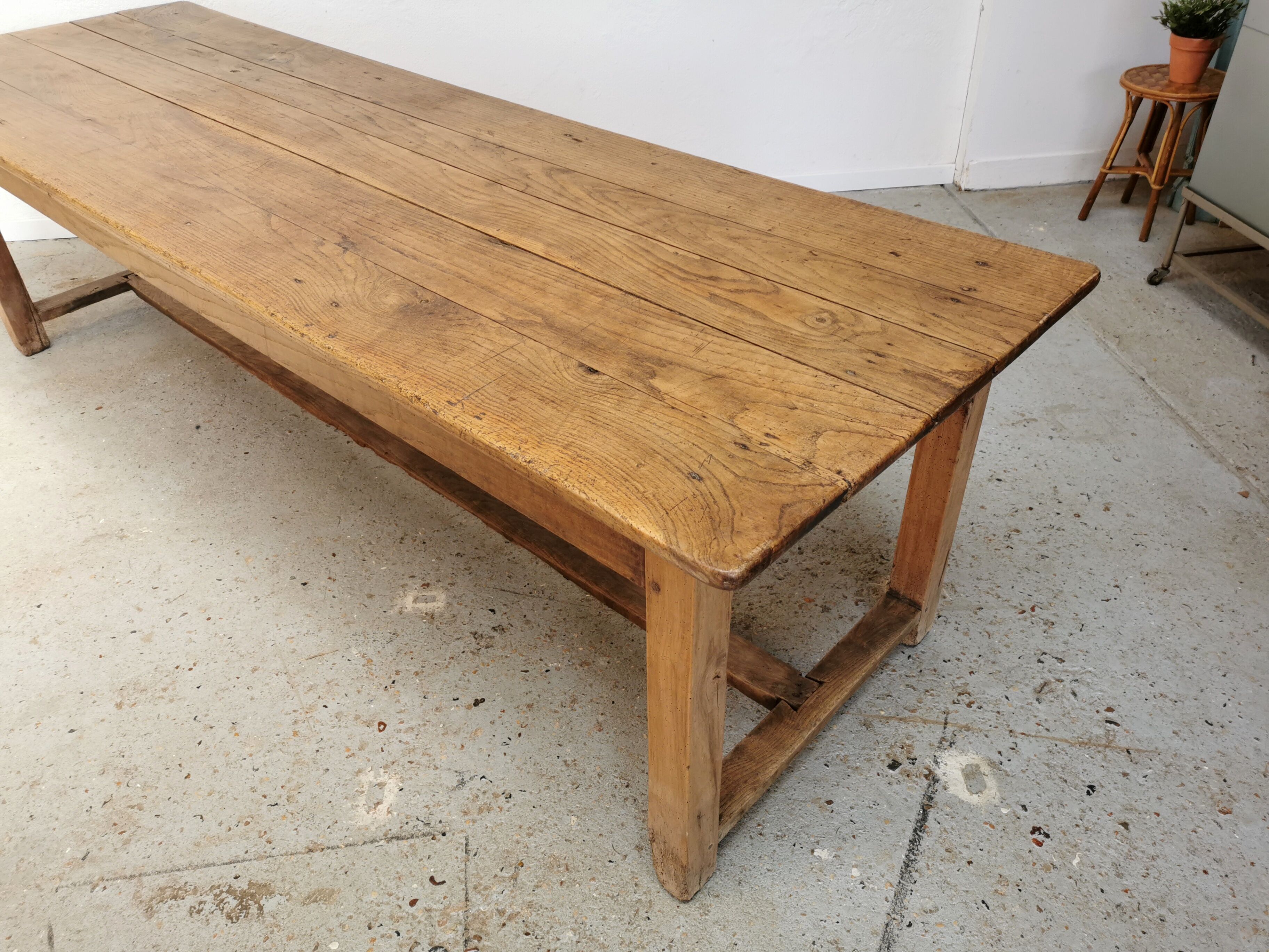 Table de ferme en chêne 260cm