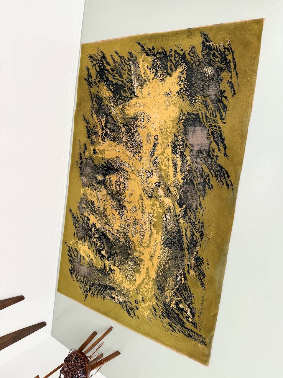 René Fumeron wool rug, 1960, Nevada model