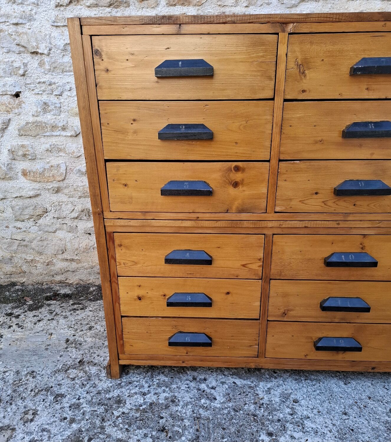 Craft cabinet with drawers