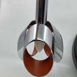 Massive Belgique three-arm waterfall pendant lamp in chrome and orange lacquer