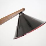 Lampadaire en chêne Français avec rangement coin lecture