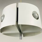 White suspension by Klaus Hempel for Kaiser Leuchten, 1970