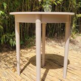 Table d'appoint ronde - rénovée