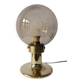 Lampe de table en laiton grande et très rare des années 1970, Suisse.