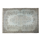Vintage Turish Aqua Blue Rug sku-v952