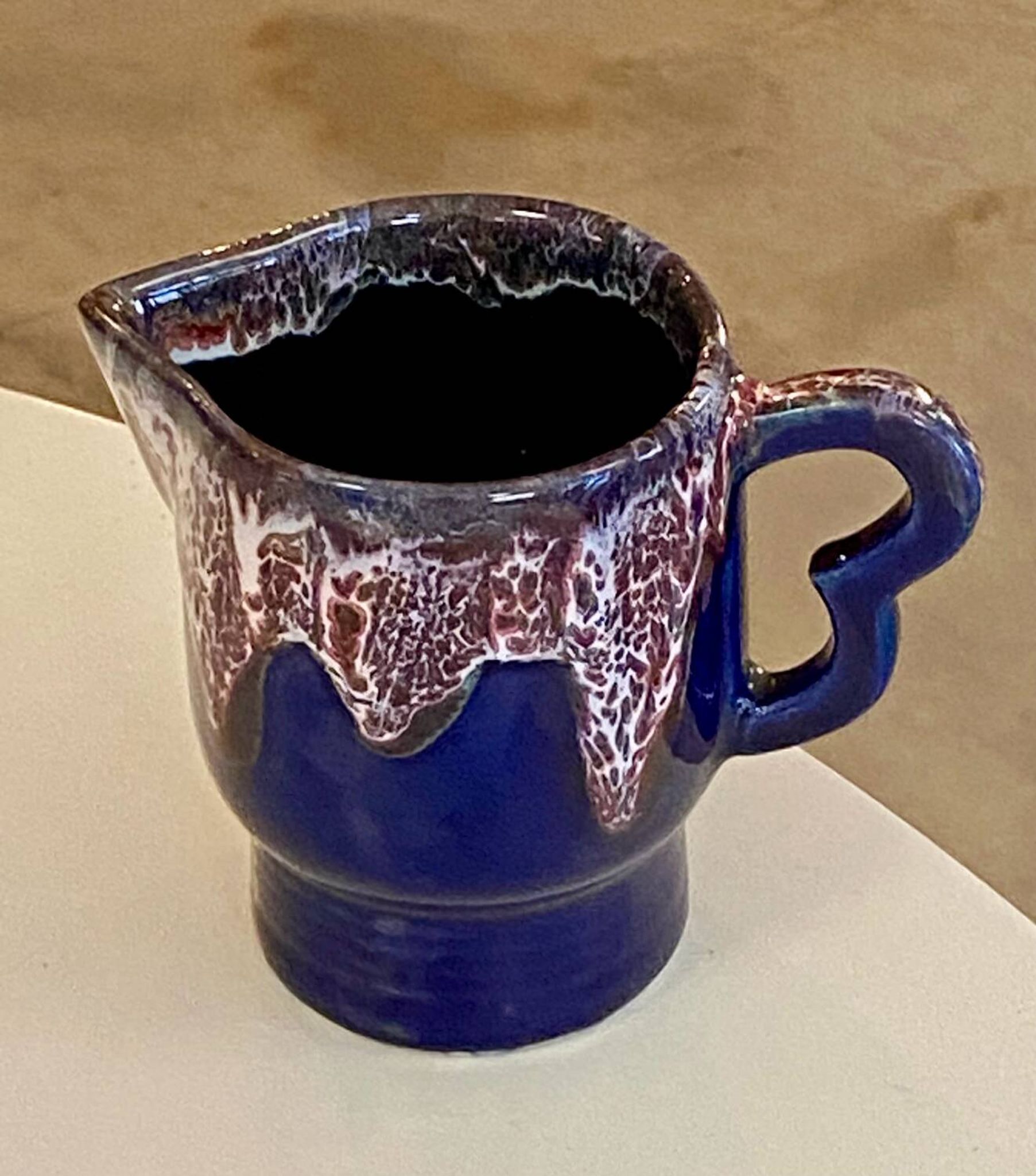 Pot à lait Vallauris bleu