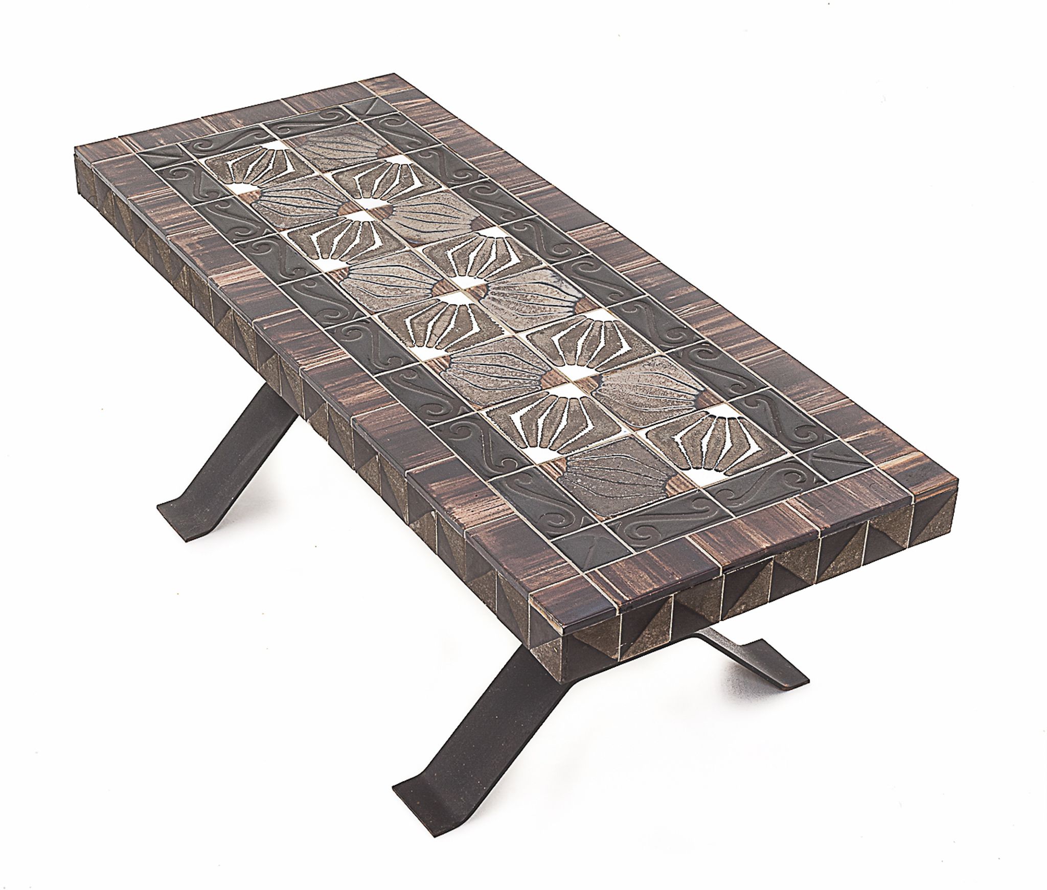 Duo de tables en fer forgé