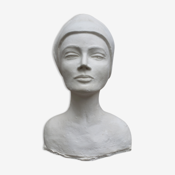 Plaster bust