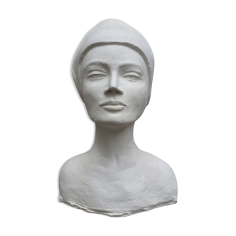 Plaster bust