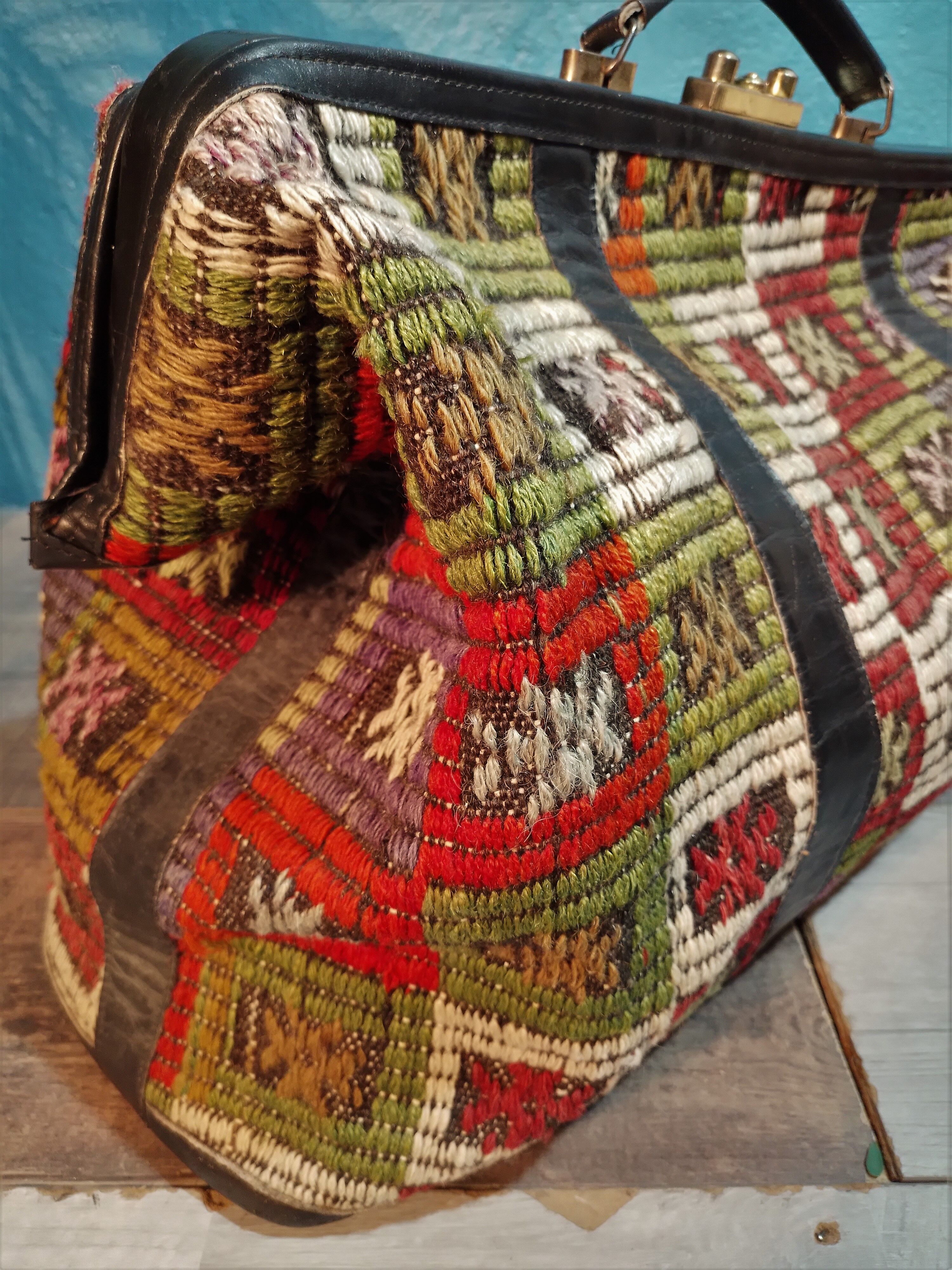 Travel bag "Kilim" 1960s