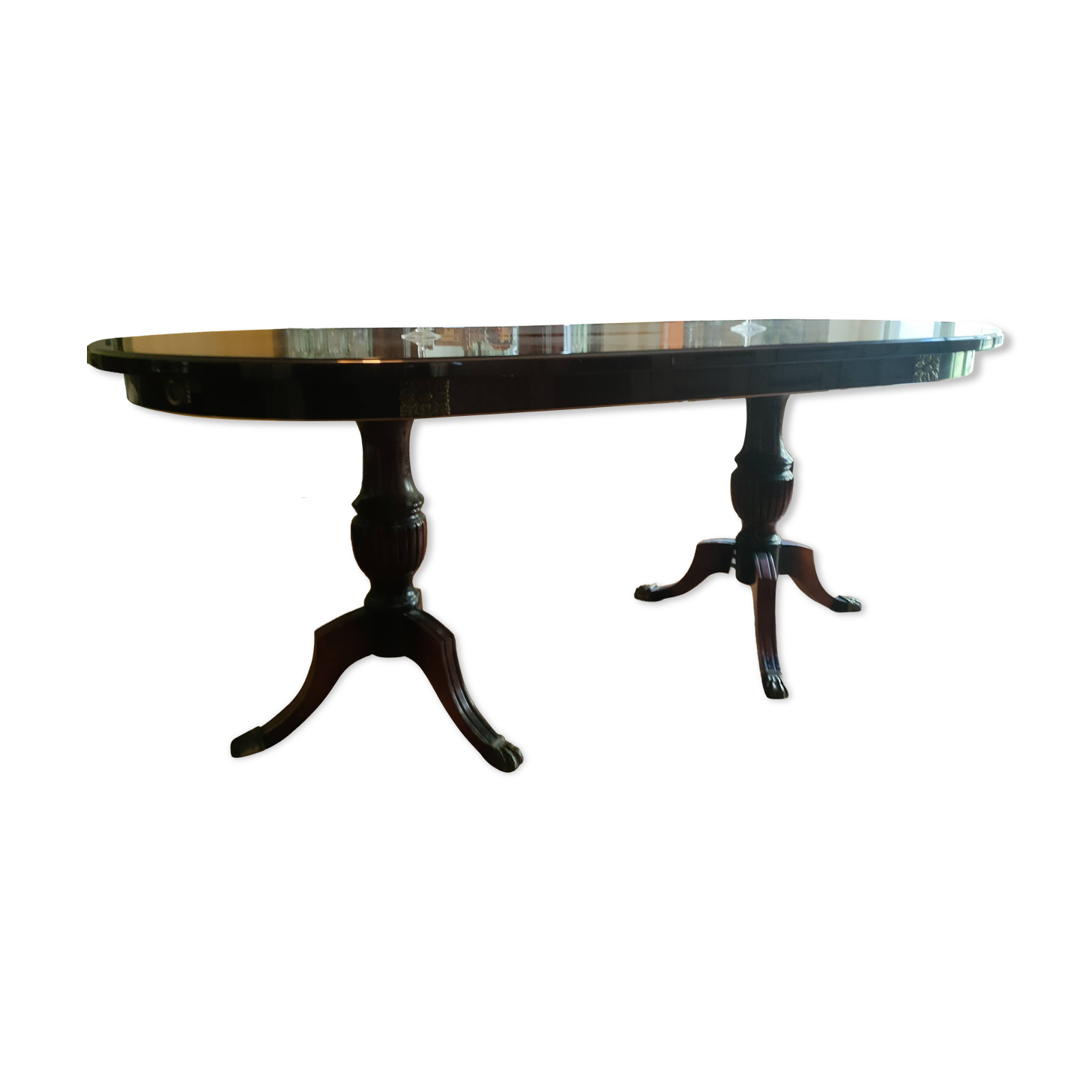 Shiny wooden table