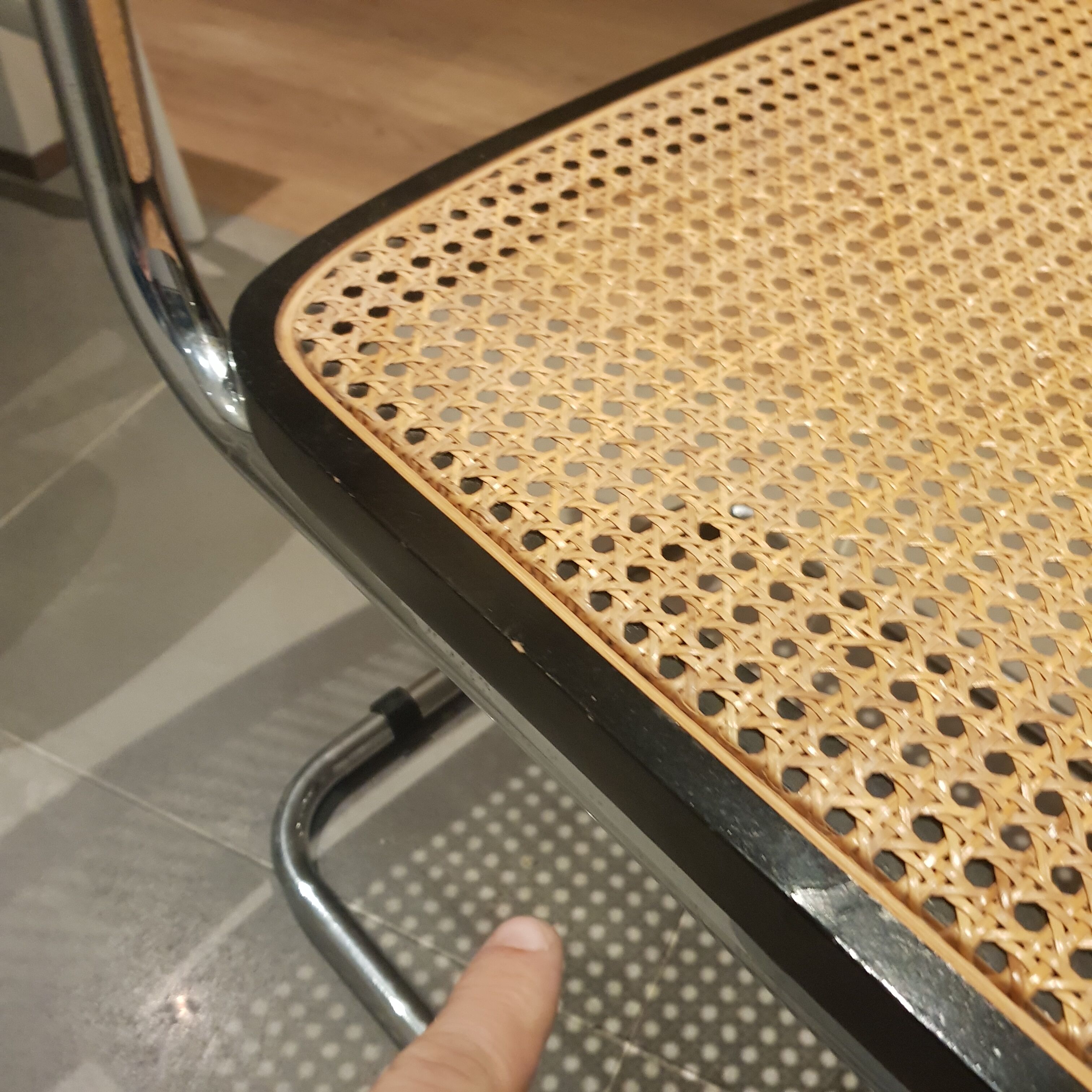 Cesca chairs by Marcel Breuer