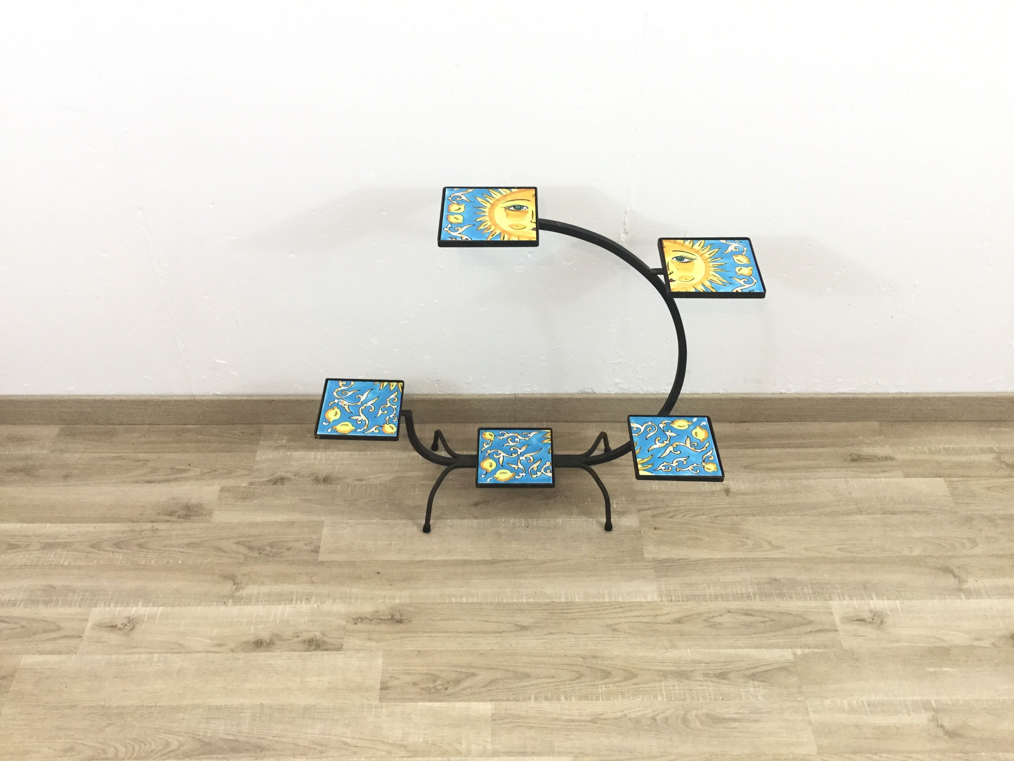 Vintage metal plant holder