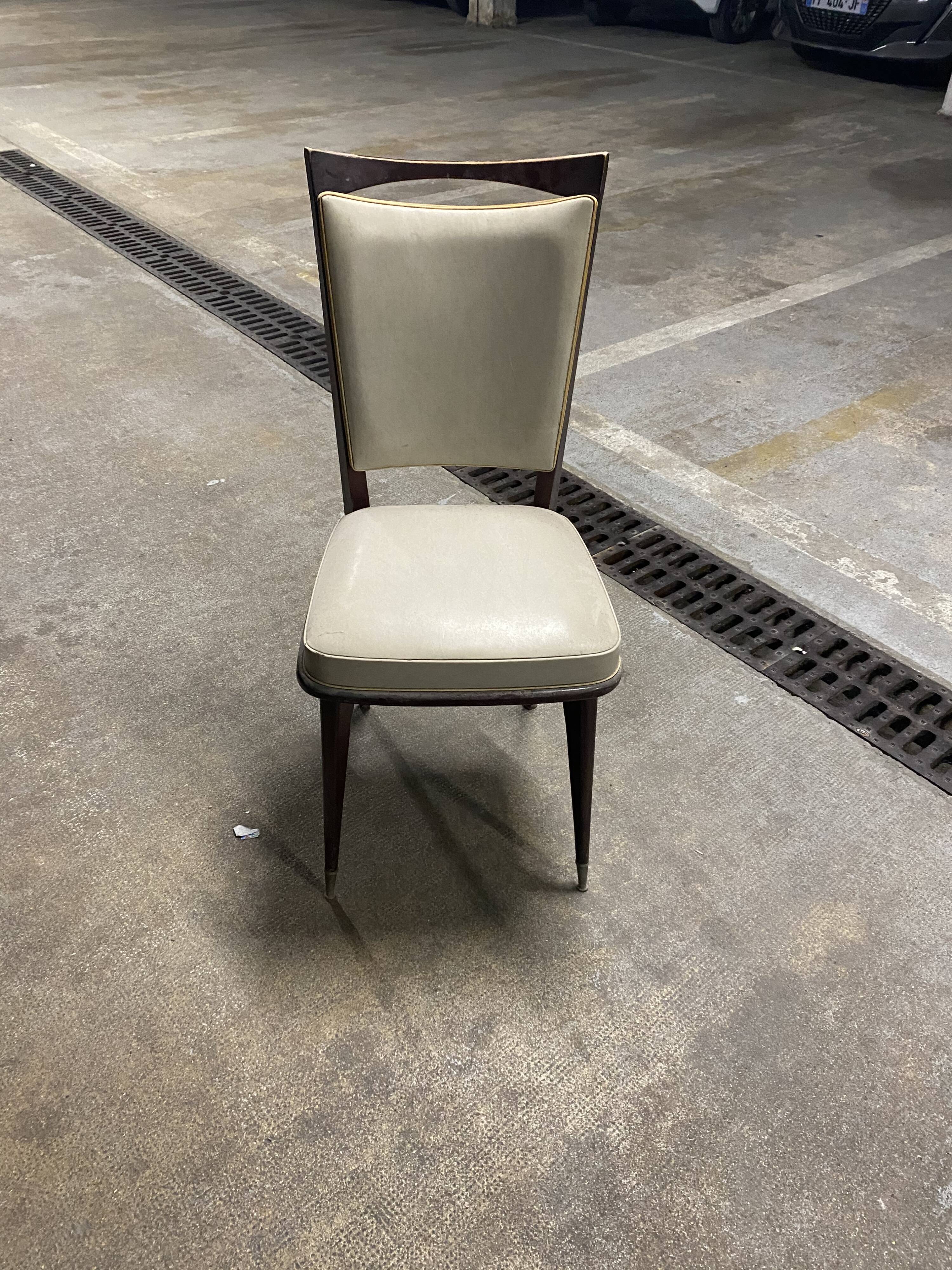 Vintage Skaï chairs 60s