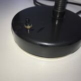 Lampe de bureau noire fabriquée en RDA