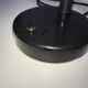 Lampe de bureau noire fabriquée en RDA
