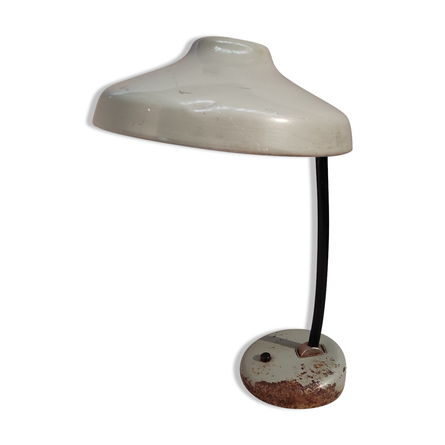 Lampe UFO soucoupe métallique articulée