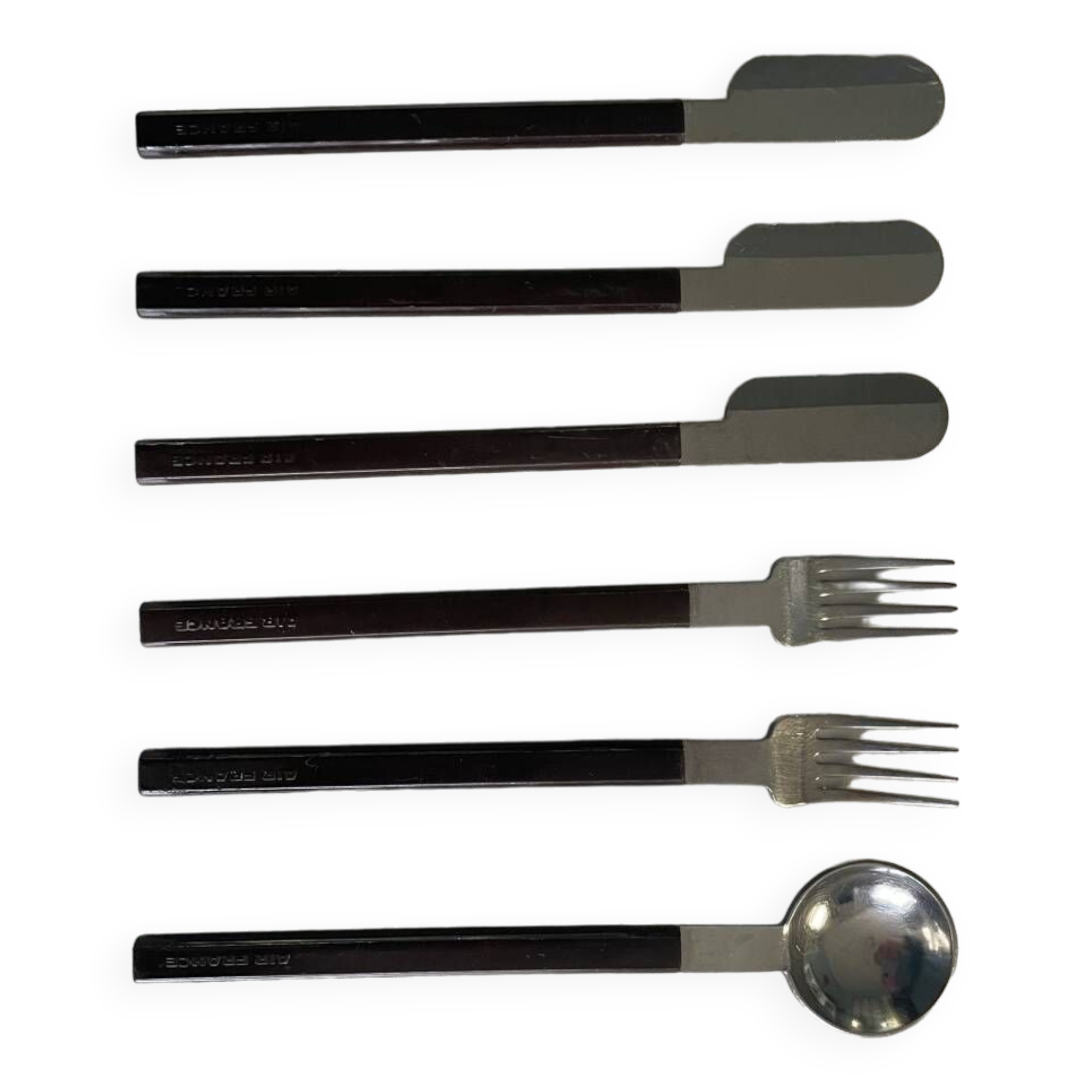 Concorde cutlery sets by Raymond Loewy