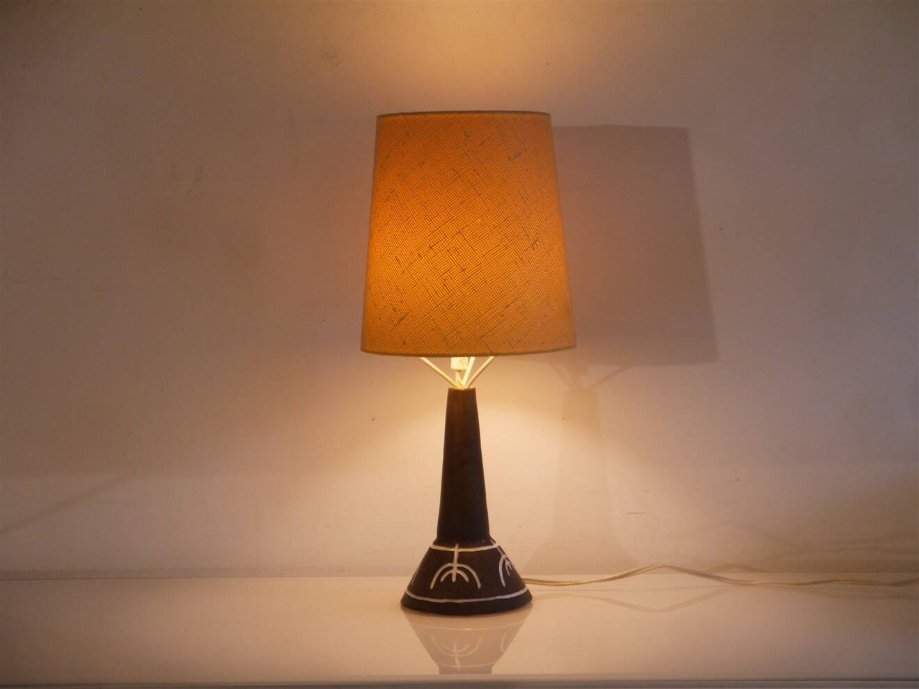 Danish ceramic lamp 1960