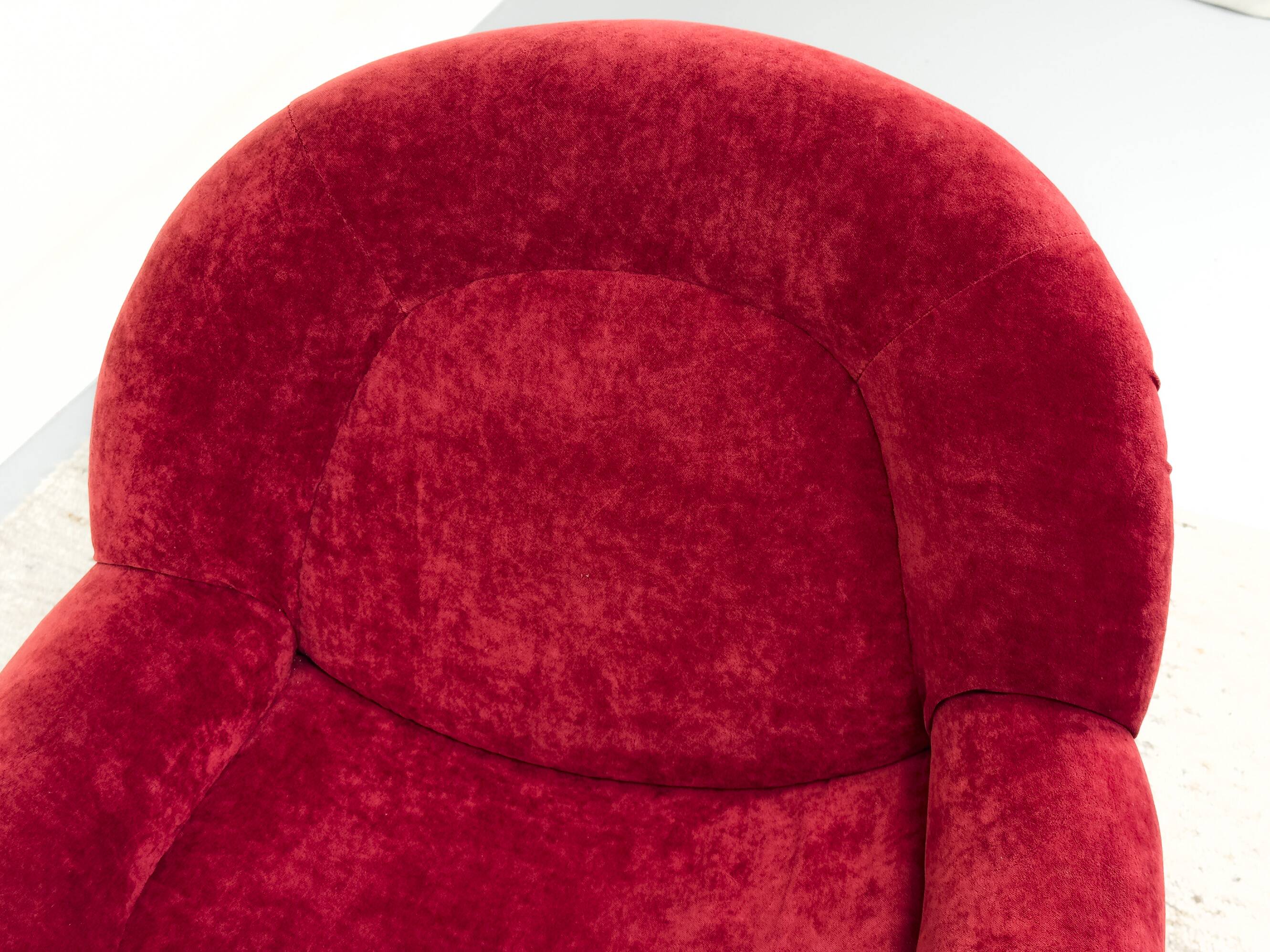 Red Lounge Chairs by Fritz Neth for Correcta, 1950s, Set of 2