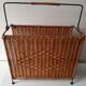 Door vintage rattan magazine