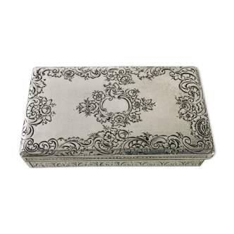 Solid silver box Austro Hungarian 1840