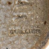 Small stoneware soliflore vase signed Edouard Chapallaz