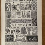 Lithographie sur la broderie de 1923