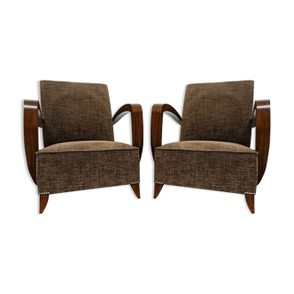 Pair of art deco armchairs