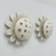 Set of 2 Emil Stejnar wall lamps with flower crystals, 1950s Vienna