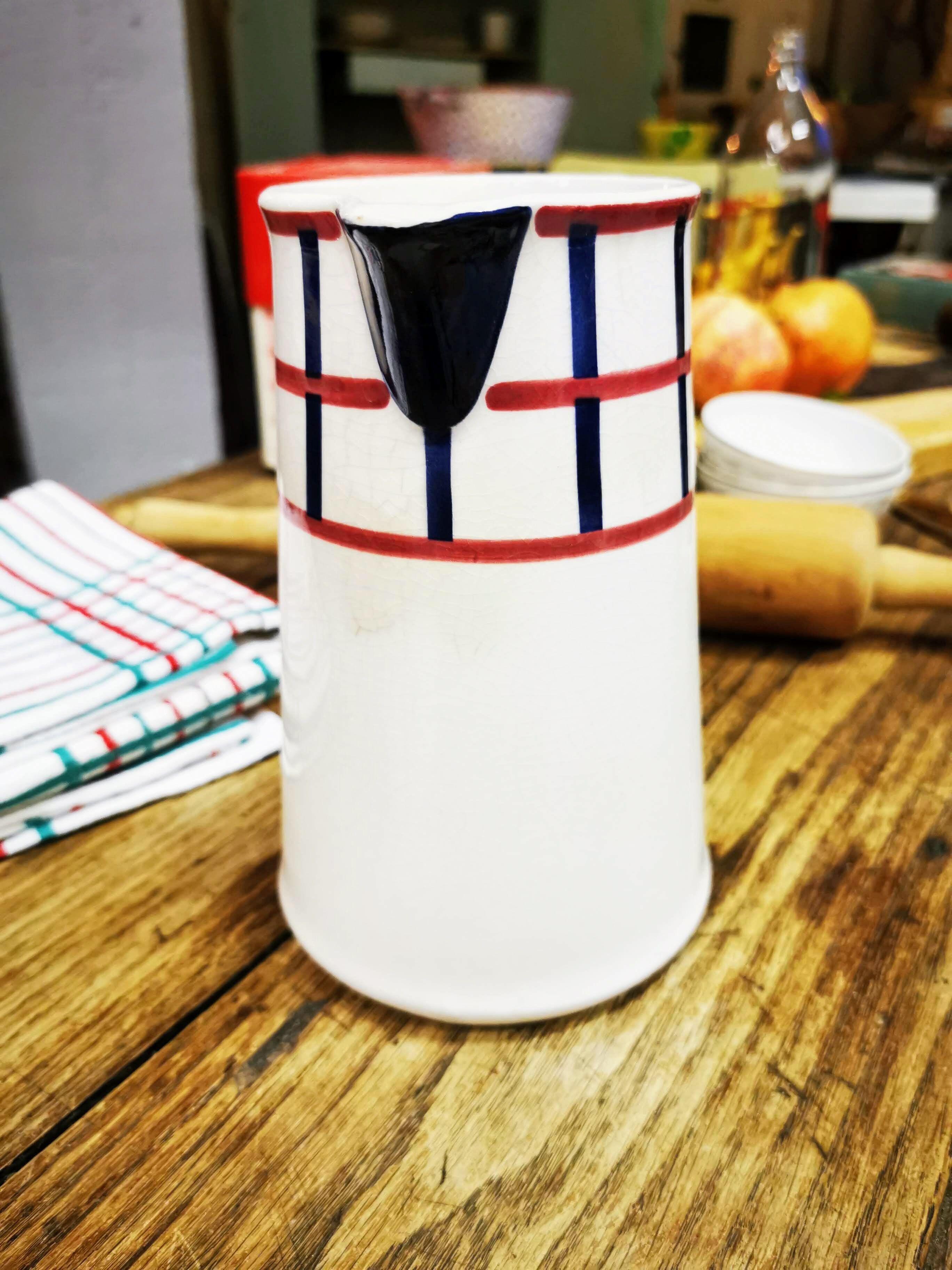 Ceramic pitcher, Basque decor