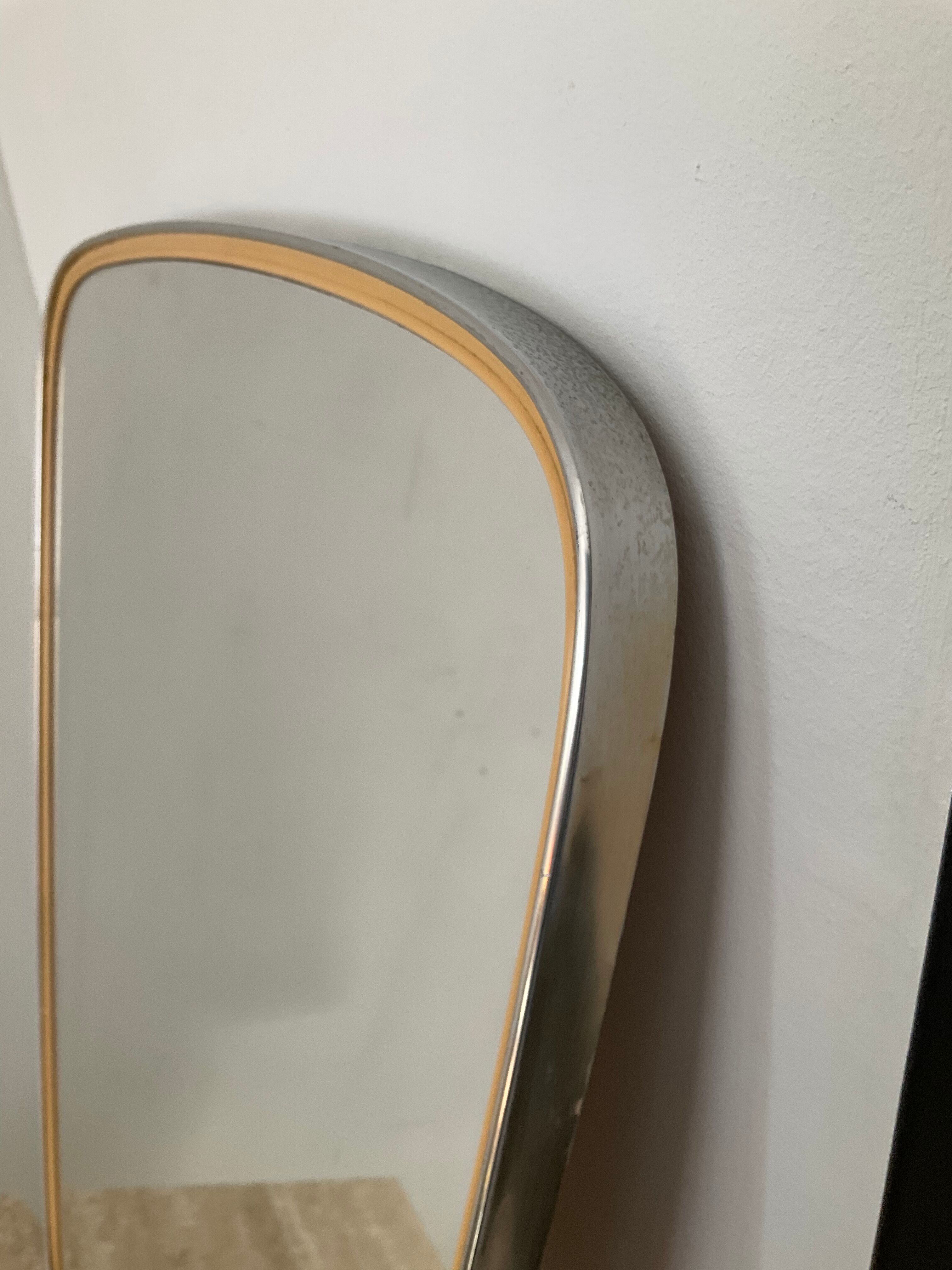 Asymmetrical mirror free form 60s-70s