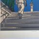 Antonio recalcati, untitled, 1974. original screenprint signed in pencil