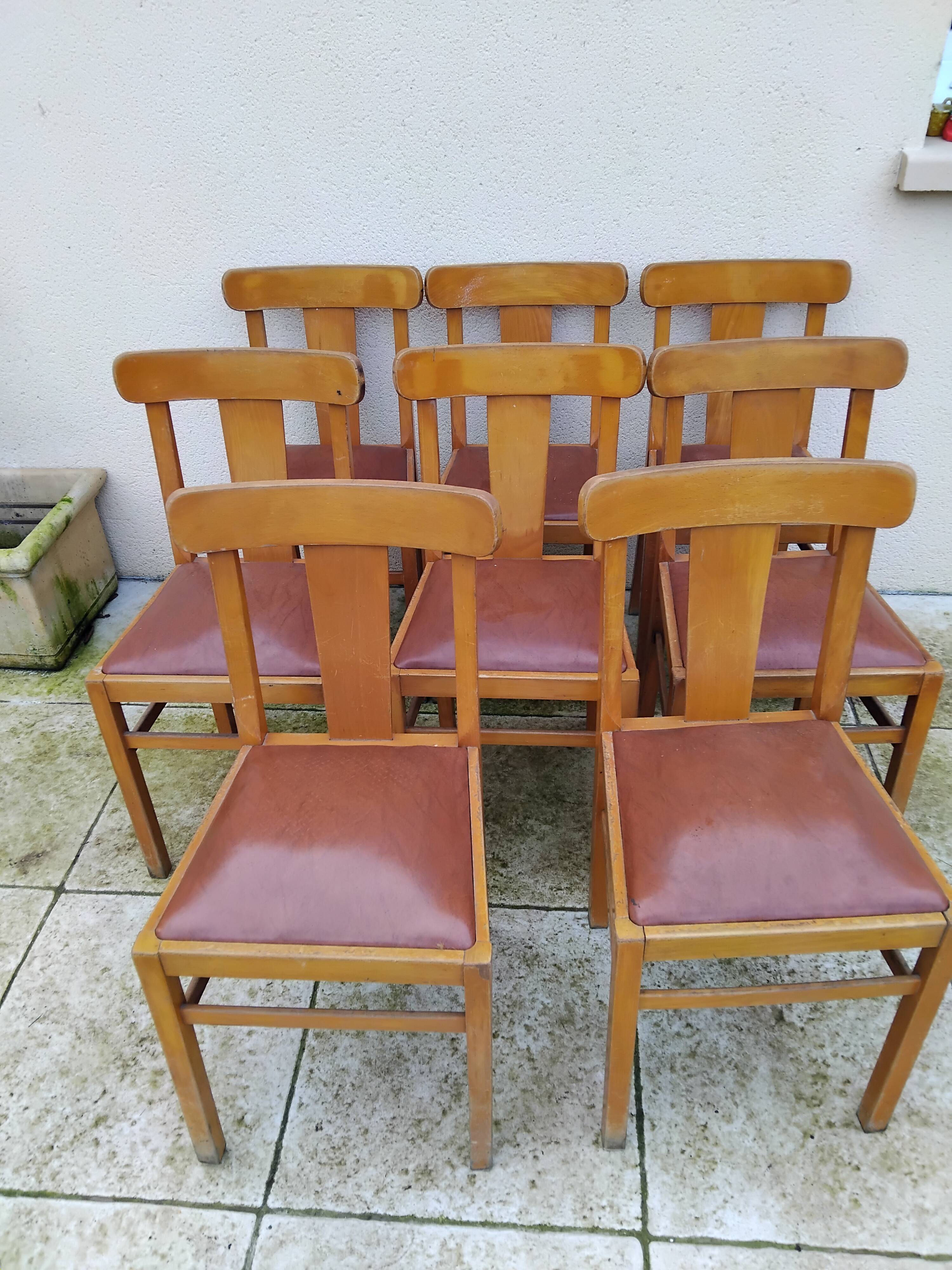 8 inseparable elf vintage bistro chairs