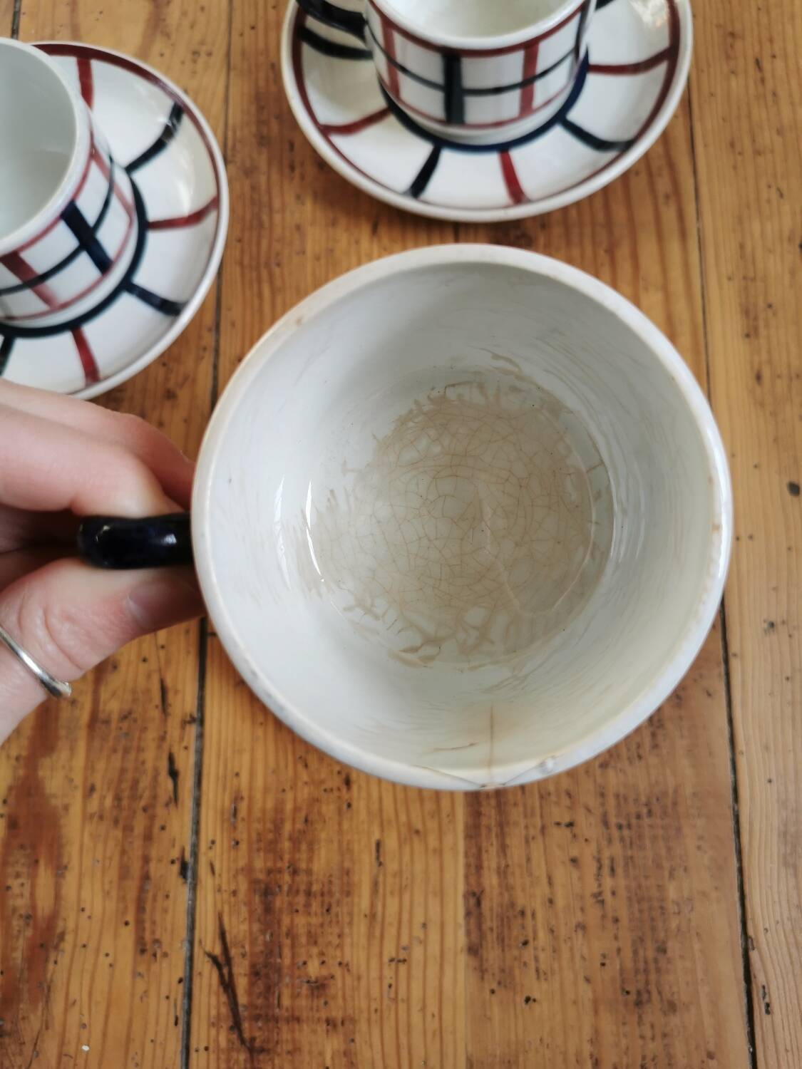 Old St Amand cups, Lou Basquez