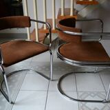 4 chairs par Renato Zevi for Roche Bobois 1970
