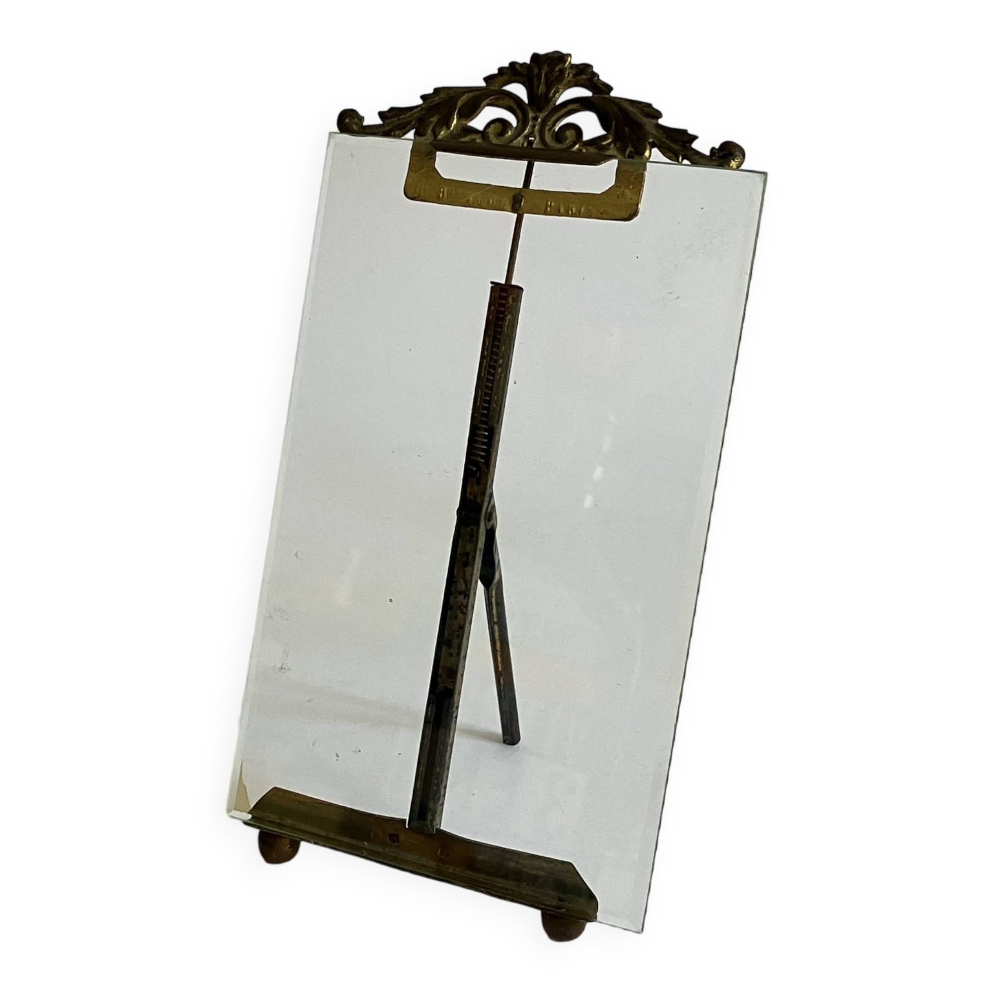 Brass frame, beveled glass - Model 2