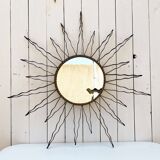Large vintage 50's designer sun mirror