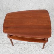 Table d'Appoint Danoise Mid-Century en Teck par Peter Hvidt & Orla Mølgaard-Nielsen