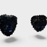 2 recycled glass suspensions, Maison Spiridon Paris