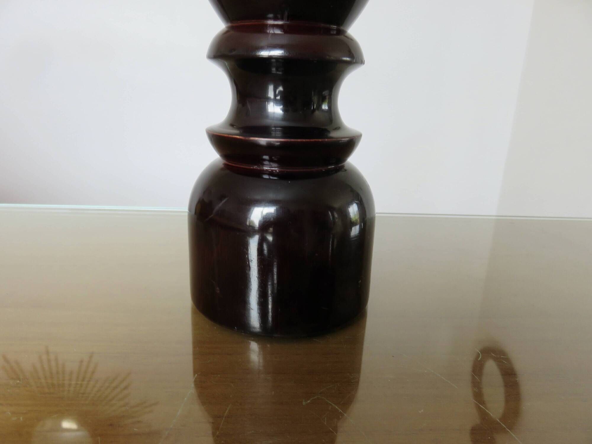 Xxl pepper mill by "chiaruzi" "cc" florence, italy, lacquered wood, 1970