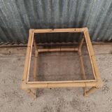 Table basse bambou / rotin