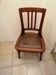 Comfort chair in antique wood chene solid