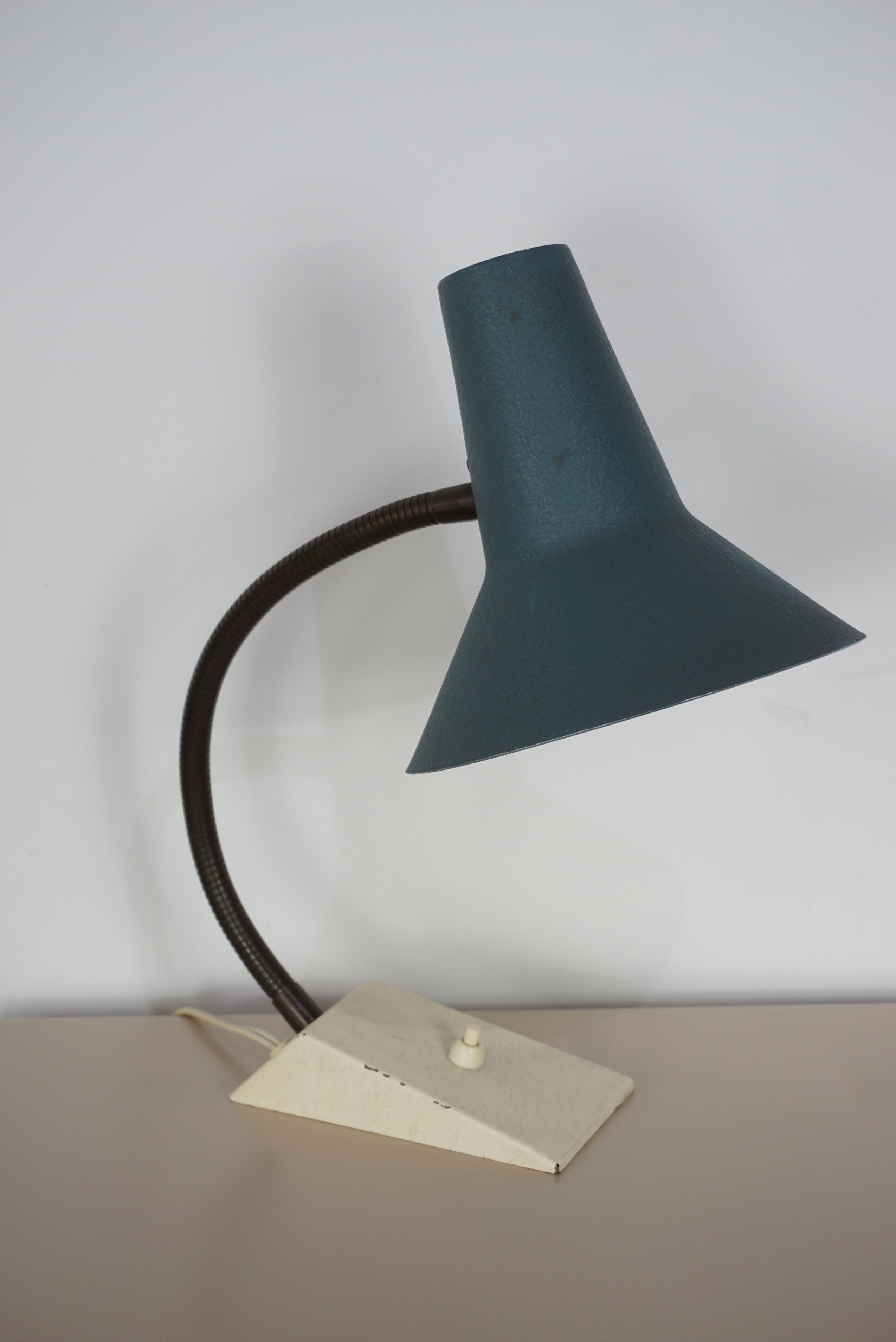50s articulated lamp in metal