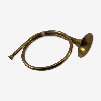 Copper hunting horn for children 2 windings