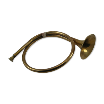 Copper hunting horn for children 2 windings
